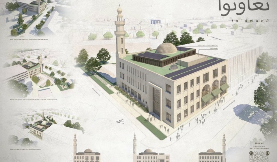 Ontwerp van de nieuwe moskee